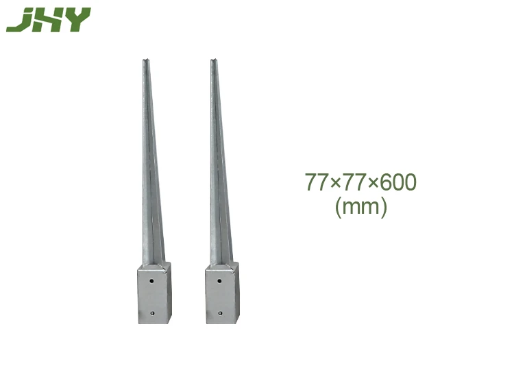 FENCE POST SPIKES 77×77×600MM