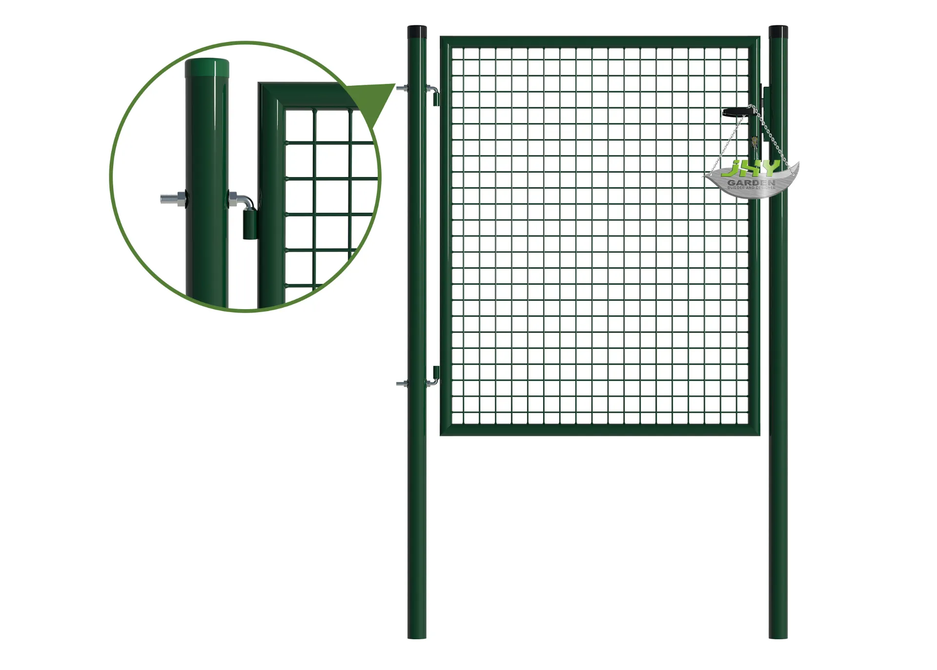 Mesh Fence Garden Gate 1000×1250mm  hinge.webp1