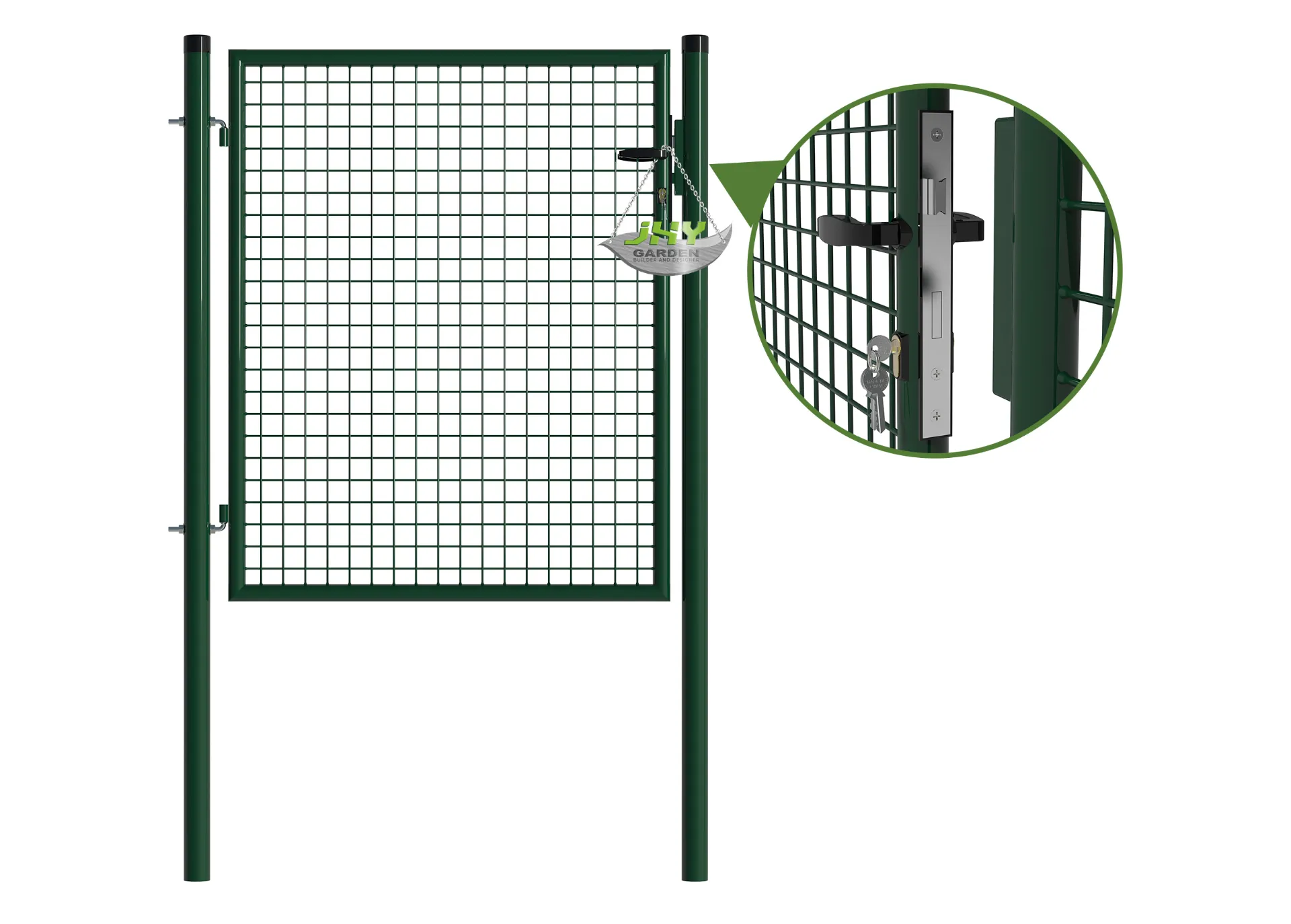 Mesh Fence Garden Gate 1000×1250mm lock inside.webp1