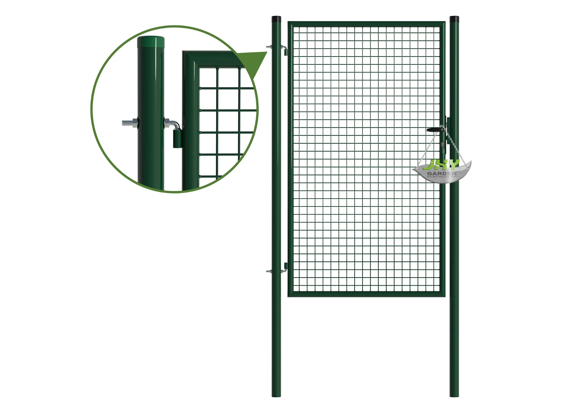 Mesh Fence Garden Gate 1000×1750mm hinge.webp1