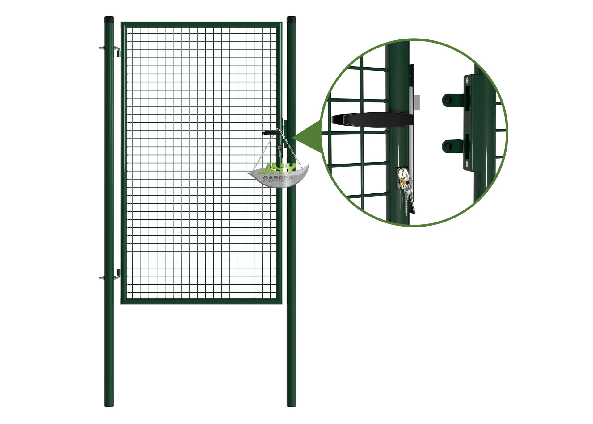 Mesh Fence Garden Gate 1000×1750mm lock opening.webp1