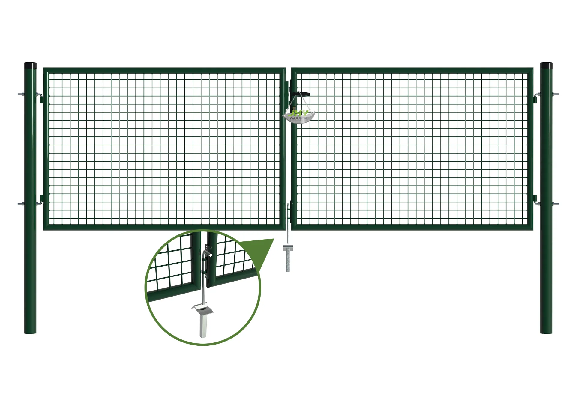 Mesh Fence Garden Gate 3000×1000mm stopper.webp1