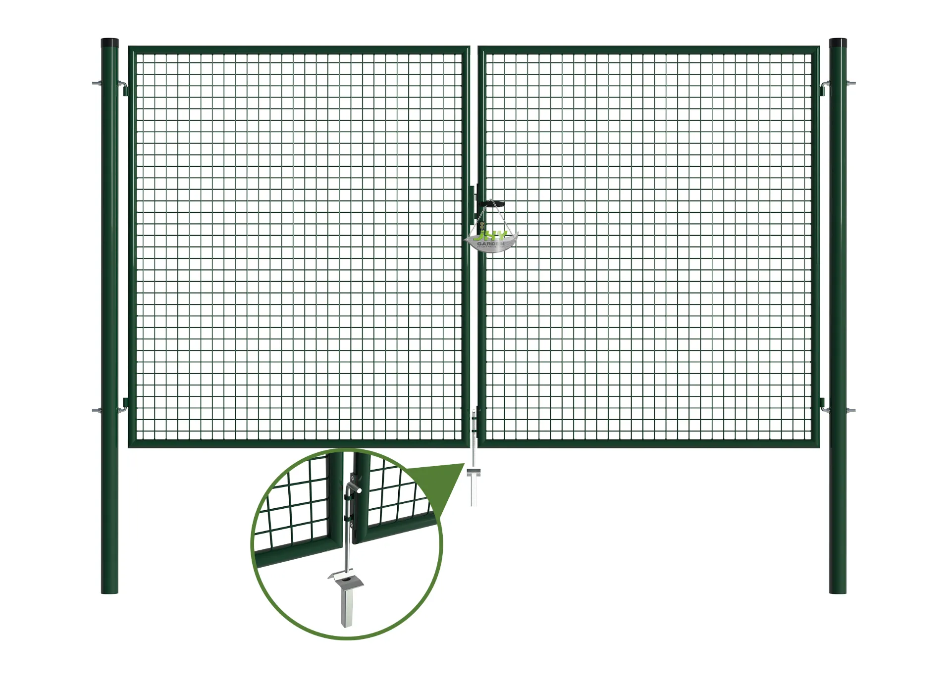 Mesh Fence Garden Gate 3000×1750mm stopper.webp1