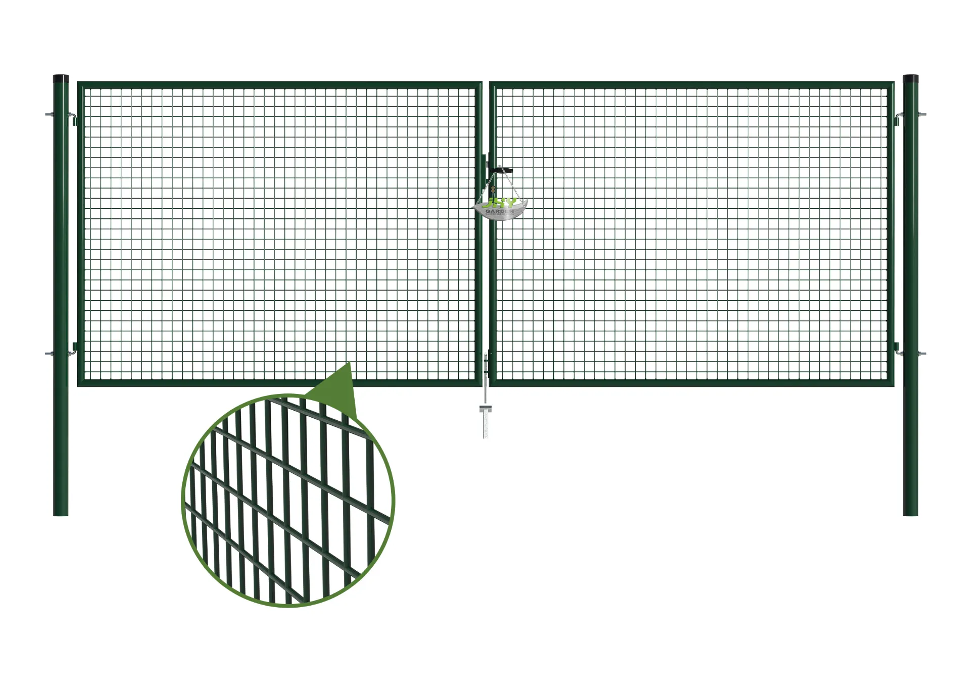 Mesh Fence Garden Gate 4000×1500mm mesh.webp1