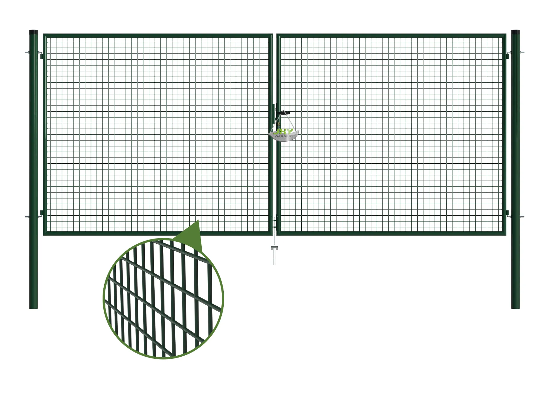 Mesh Fence Garden Gate 4000×1750mm mesh.webp1