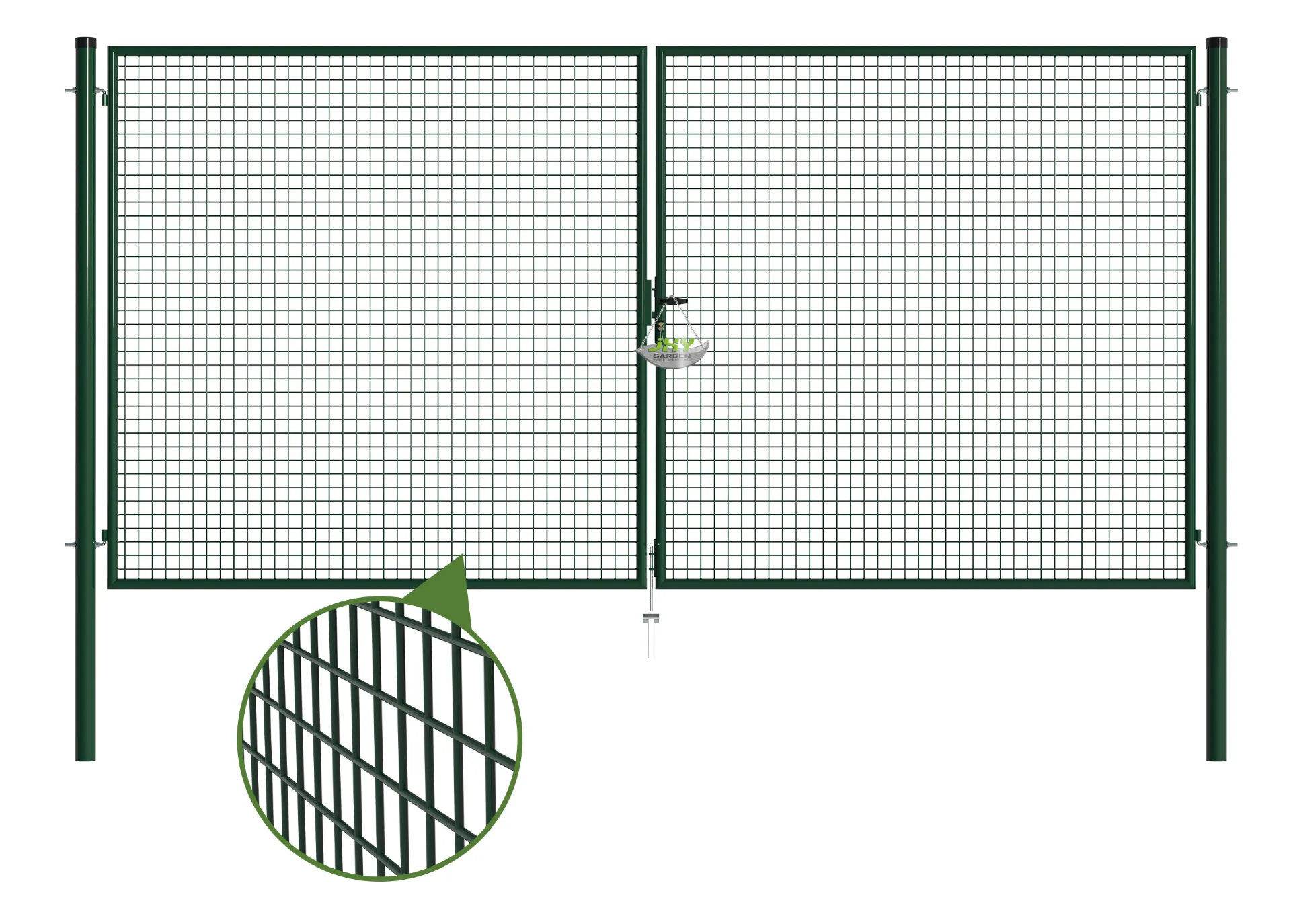 Mesh Fence Garden Gate 4000×2000mm mesh.webp1