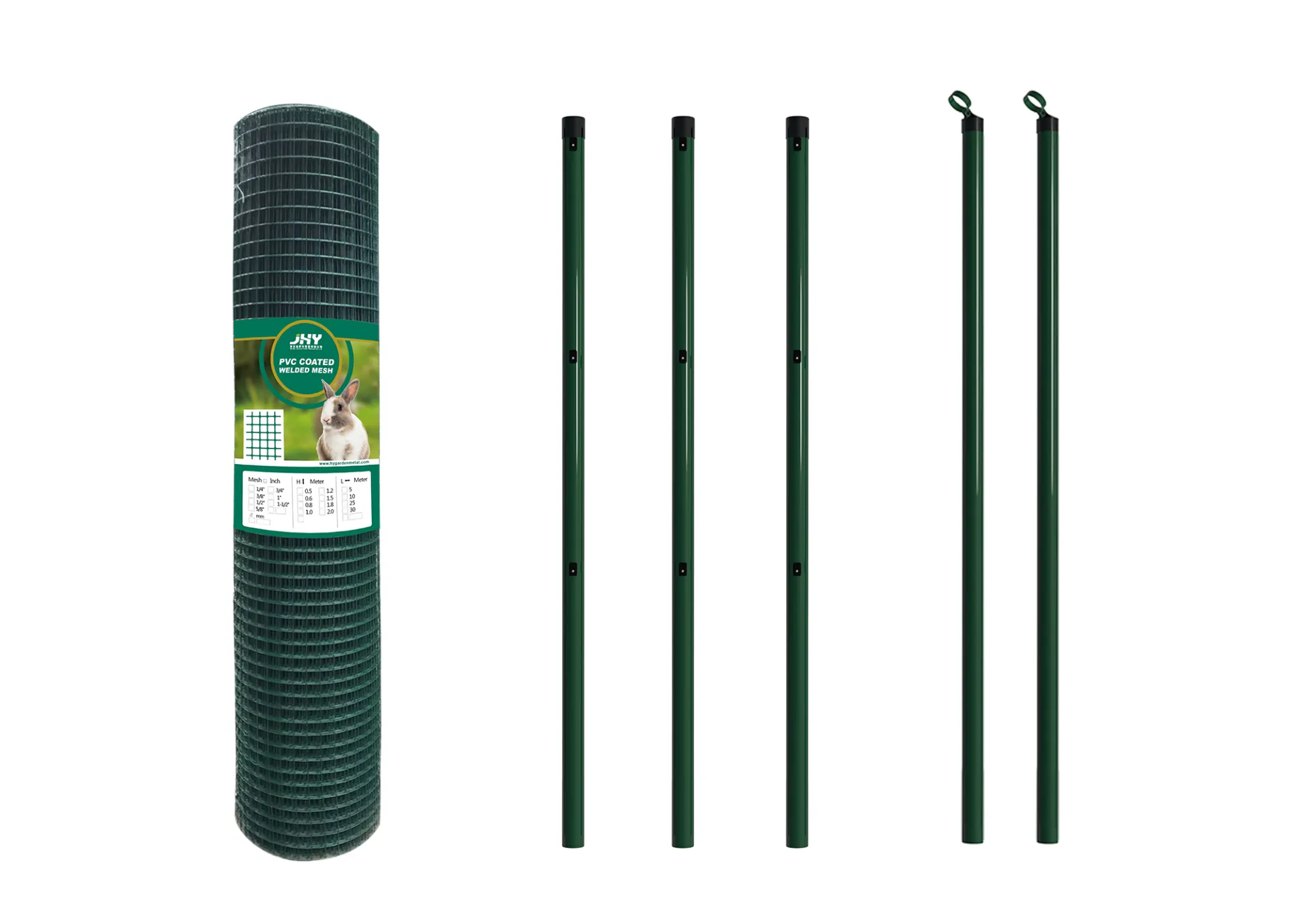 PVC Coated Welded Wire Mesh+Round Metal Fence Post.webp1