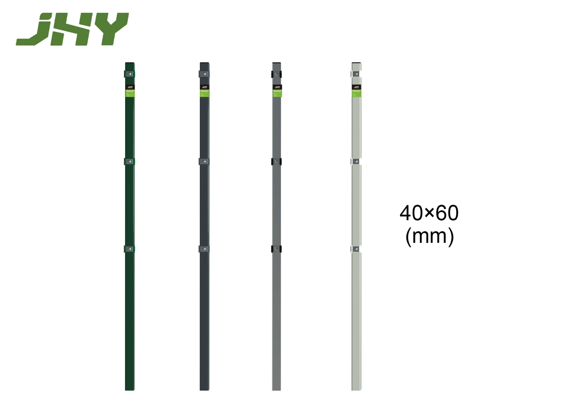 SQUARE METAL FENCE POST GALVANIZED & POWDER COATING LINE POST