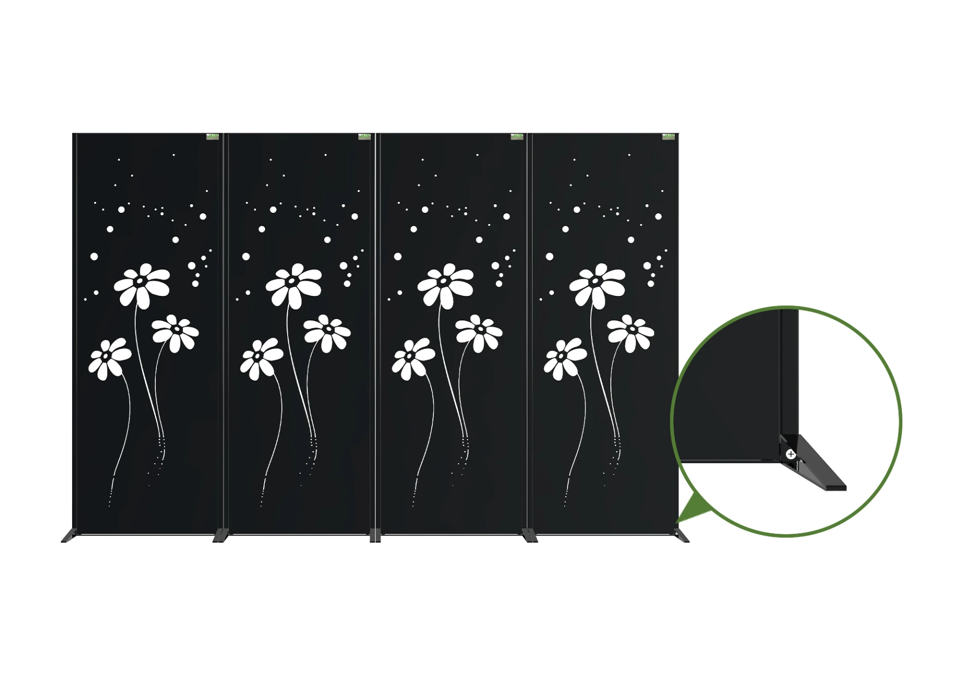 Steel Decorative Garden Screen After Rain (2).webp1