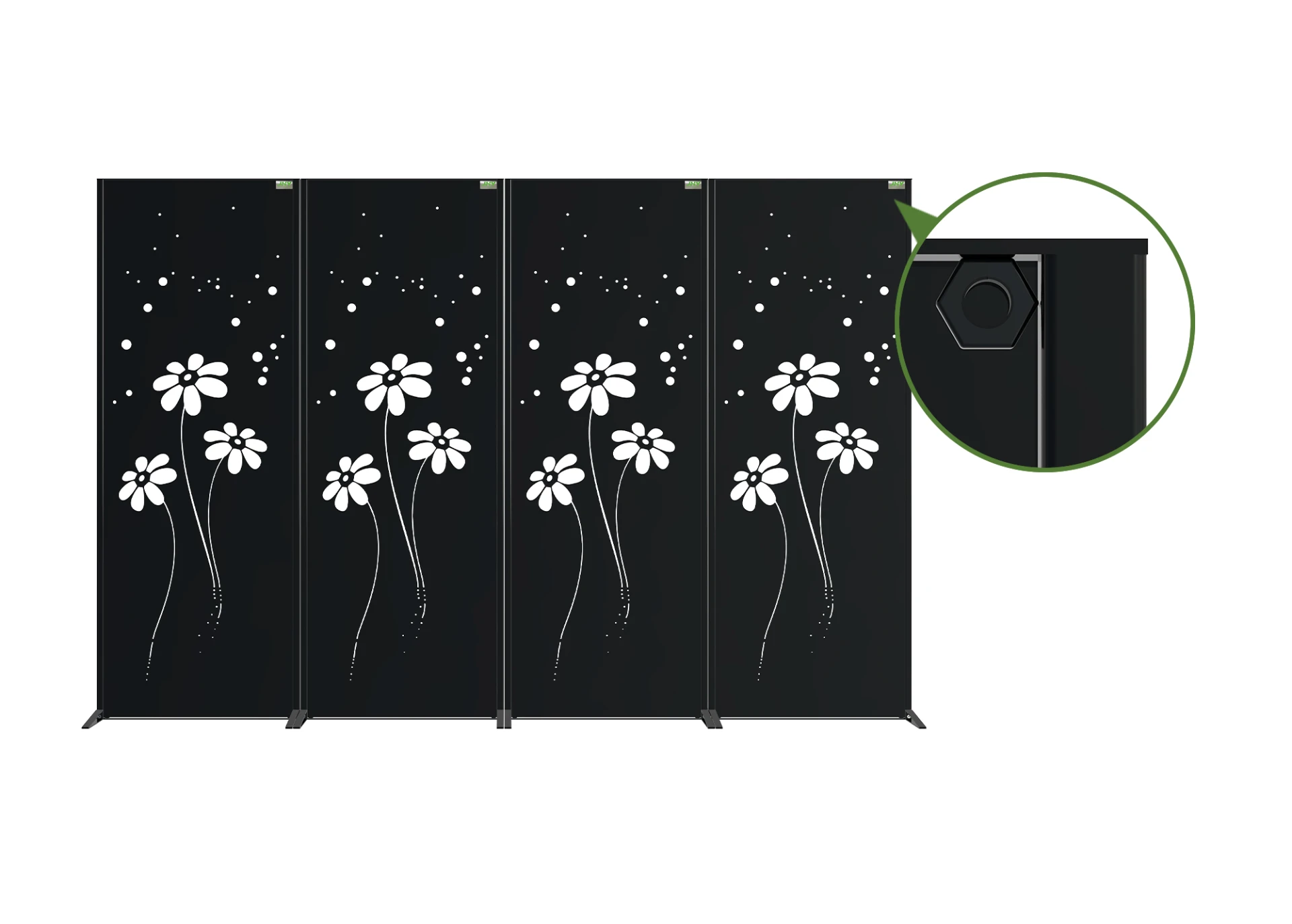 Steel Decorative Garden Screen After Rain.webp1