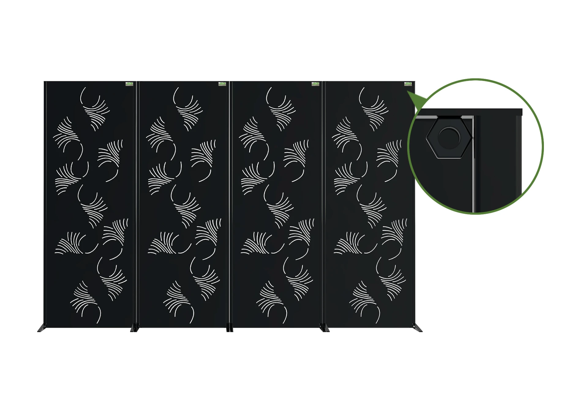 Steel Decorative Garden Screen Flutter (3).webp1