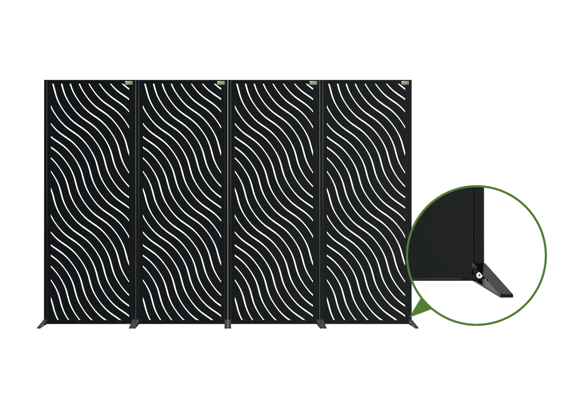 Steel Decorative Garden Screen Lines (2).webp1