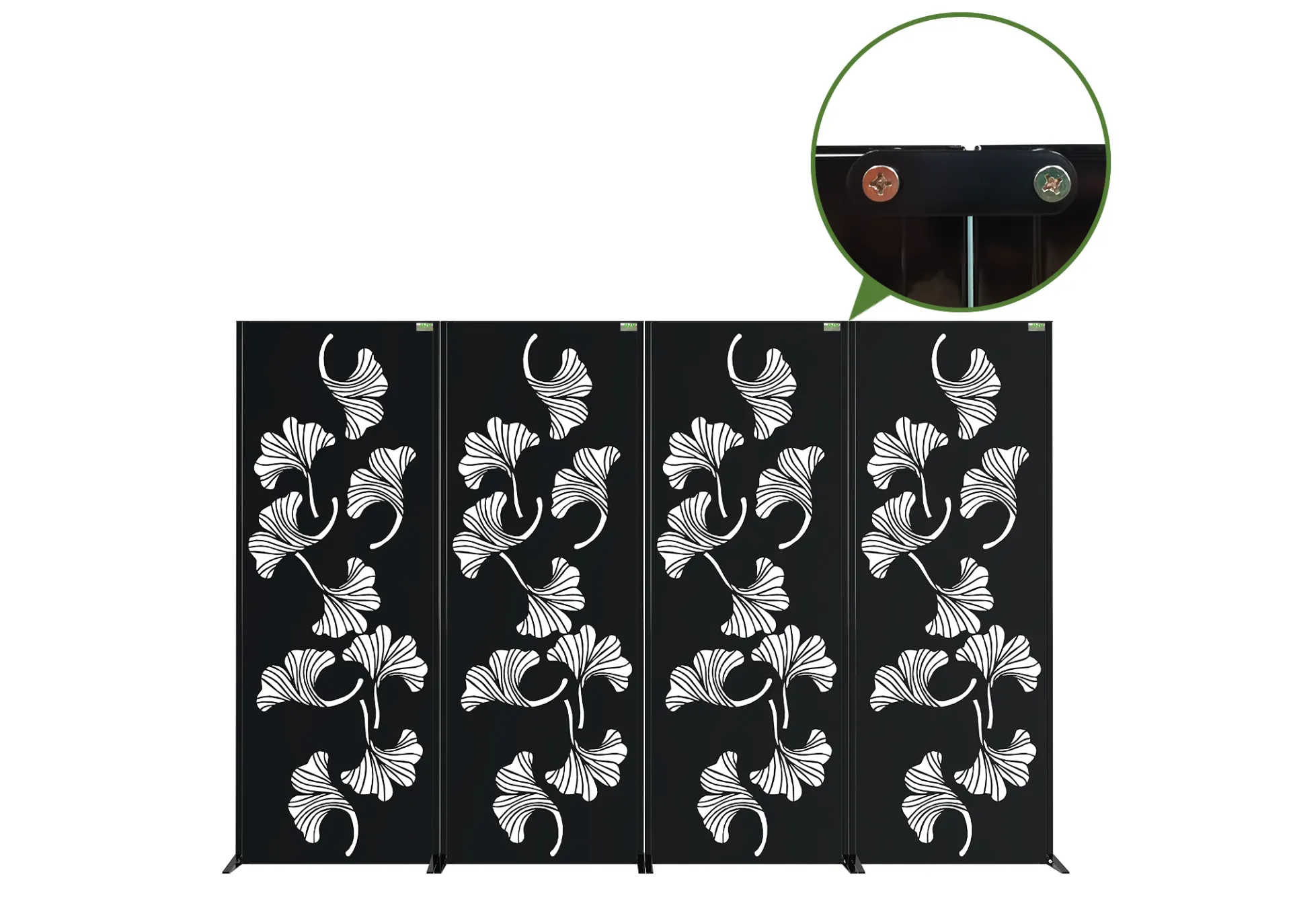 Steel Decorative Garden Screen Sprig (3).webp1