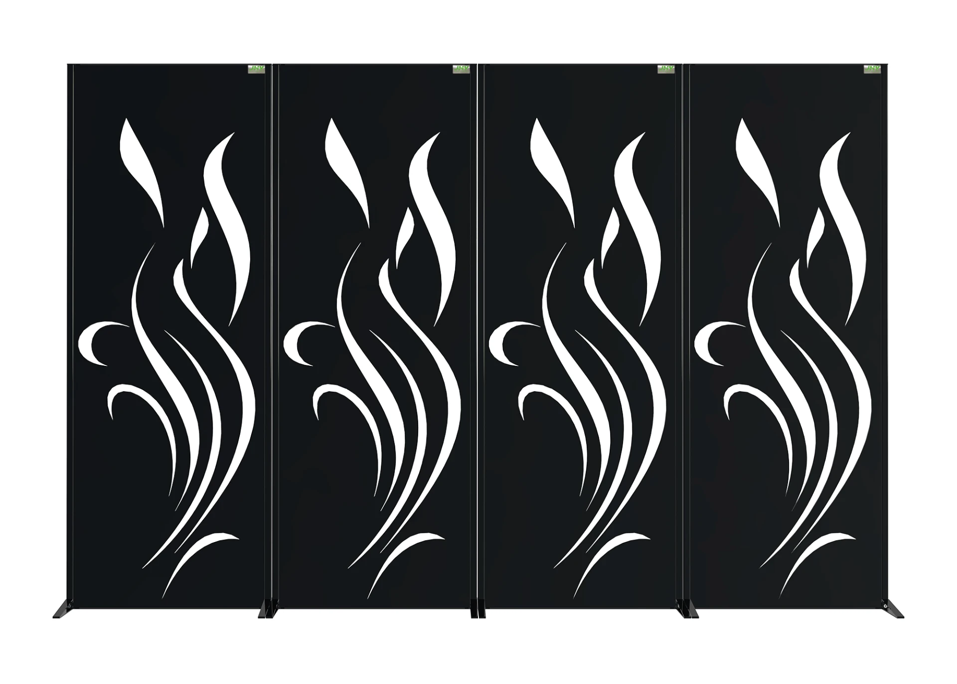 Steel Decorative Garden Screen Vanilla.webp1