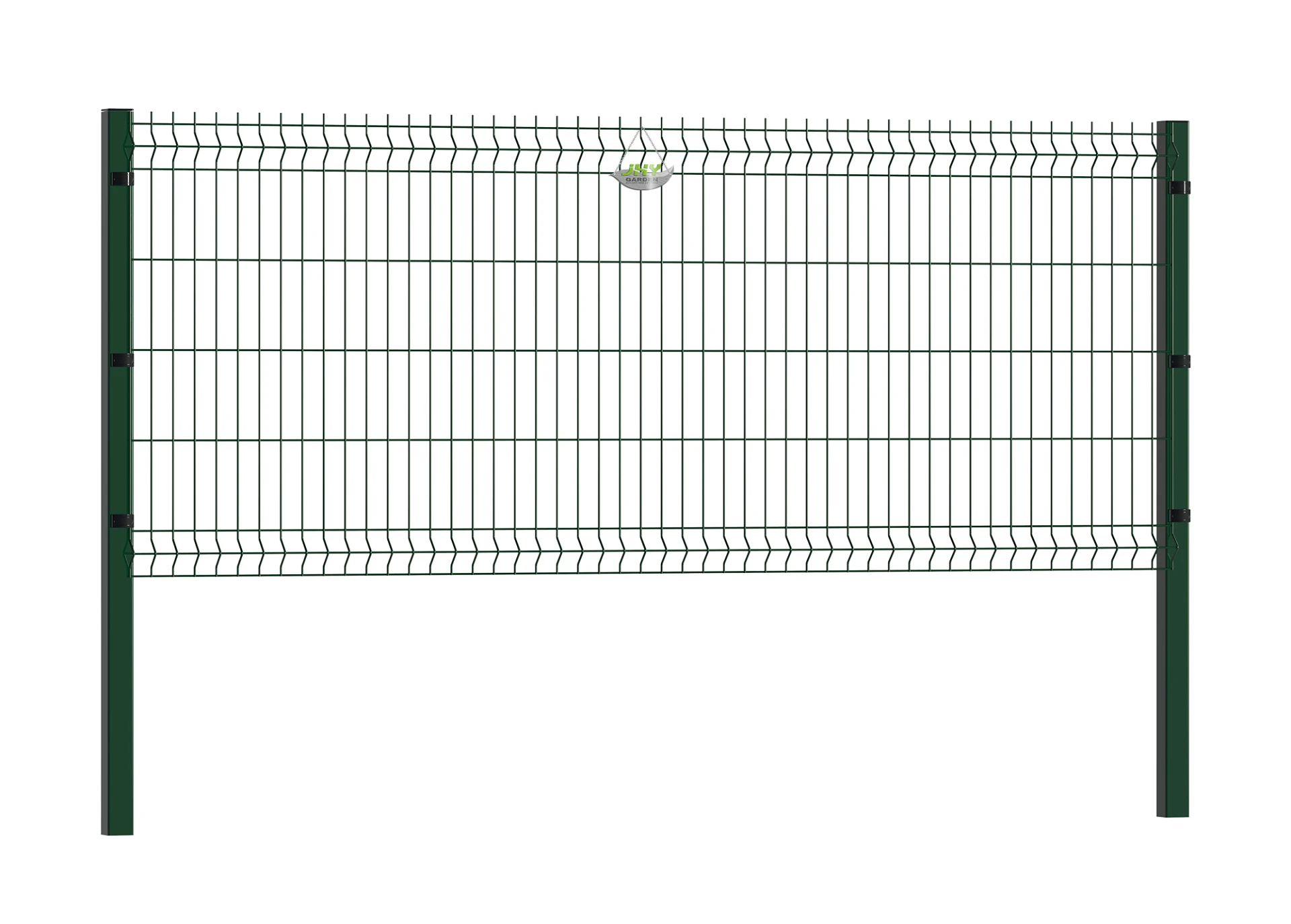 WELDED WIRE EURO FENCE PANEL WIDTH 250CM & HEIGHT 103CM