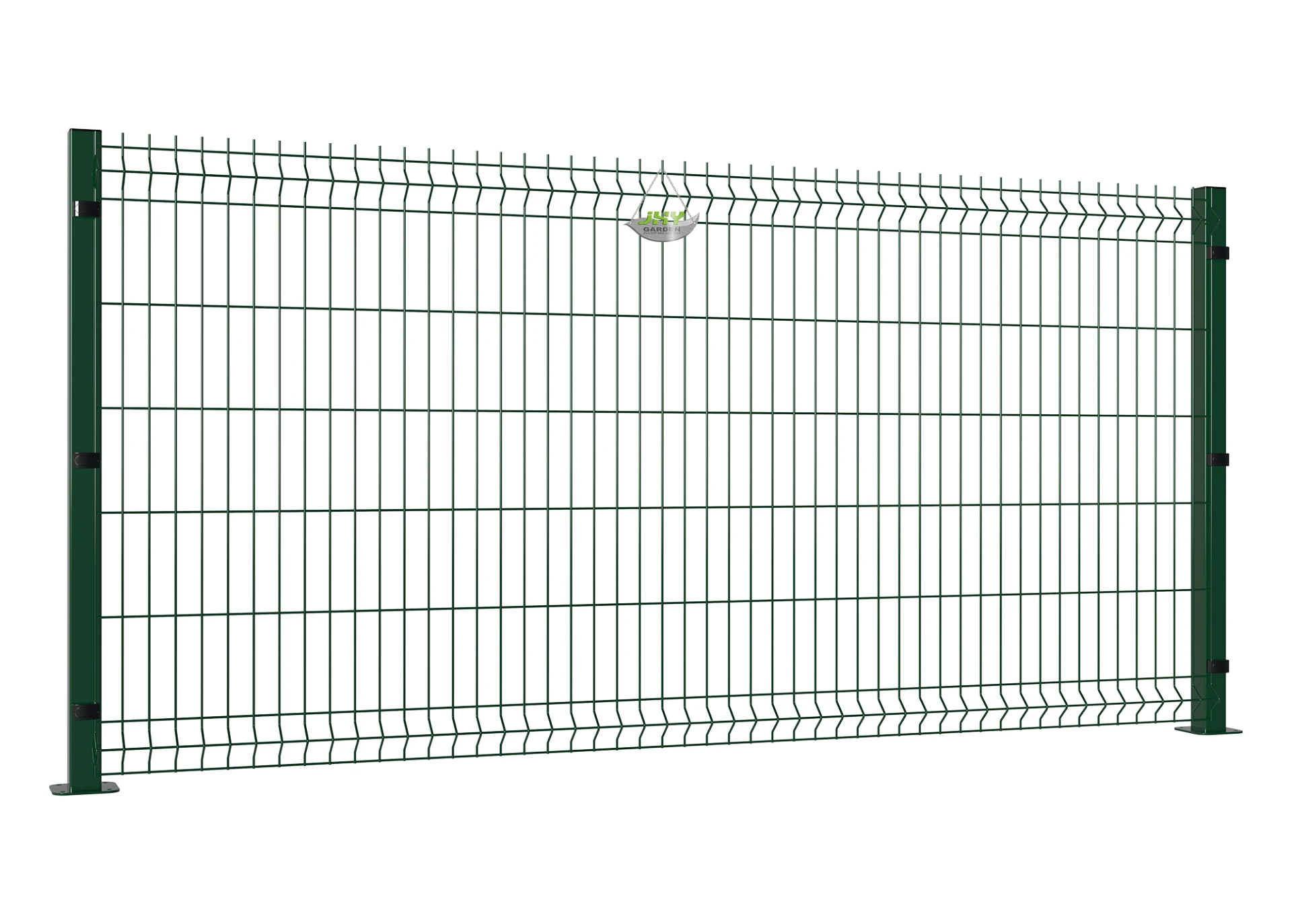 WELDED WIRE EURO FENCE PANEL WIDTH 250CM & HEIGHT 123CM