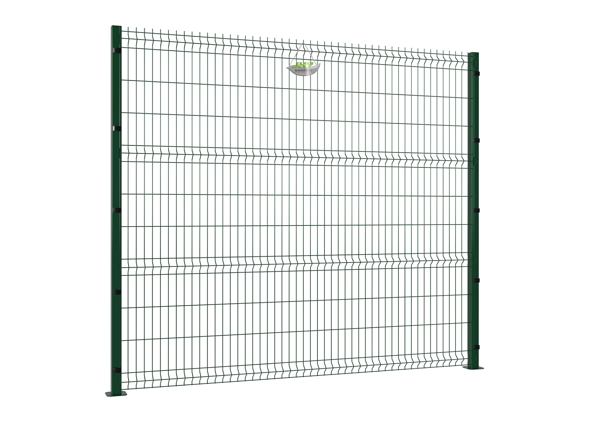 WELDED WIRE EURO FENCE PANEL WIDTH 250CM & HEIGHT 223CM