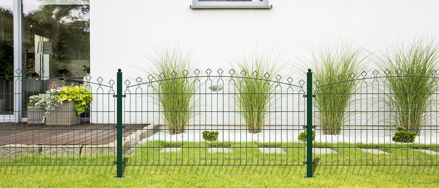 ARC DECO STEEL MESH FENCE PANEL WIDTH 2015MM & HEIGHT 1086MM