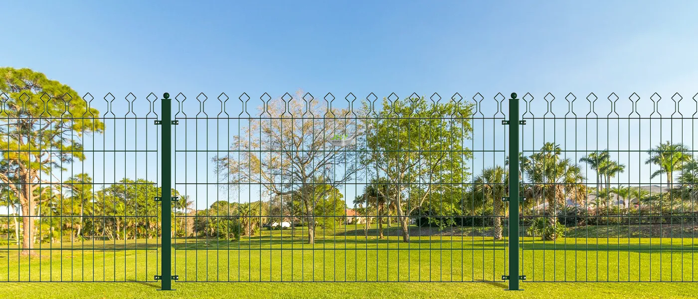 FLAT DECO STEEL MESH FENCE PANEL WIDTH 2015MM & HEIGHT 1162MM