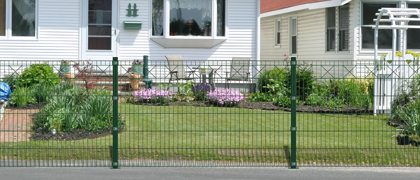 X DECO STEEL MESH FENCE PANEL WIDTH 200CM & HEIGHT 120CM