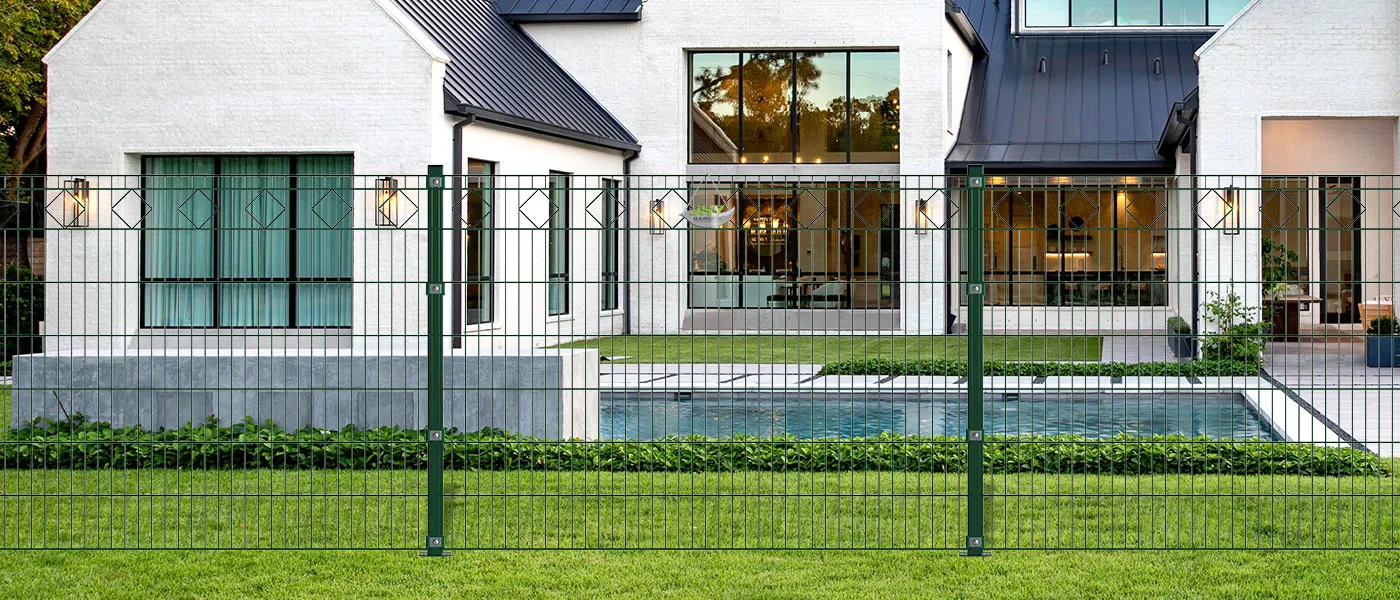 DIAMOND DECO STEEL MESH FENCE PANEL WIDTH 200CM & HEIGHT 140CM