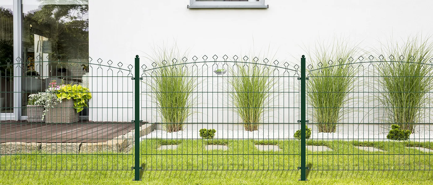 ARC DECO STEEL MESH FENCE PANEL WIDTH 2015MM & HEIGHT 1486MM