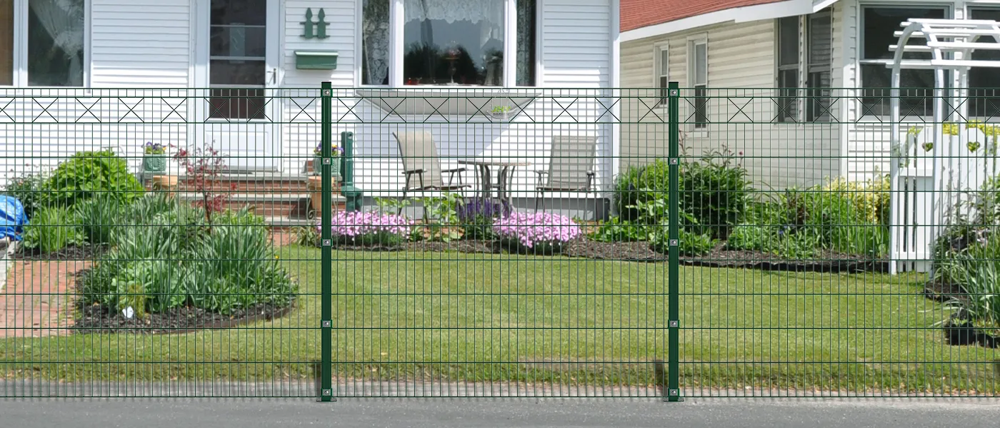 X DECO STEEL MESH FENCE PANEL WIDTH 200CM & HEIGHT 180CM