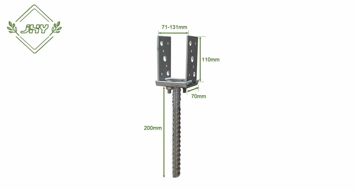 ADJUSTABLE FENCE POST SUPPORT