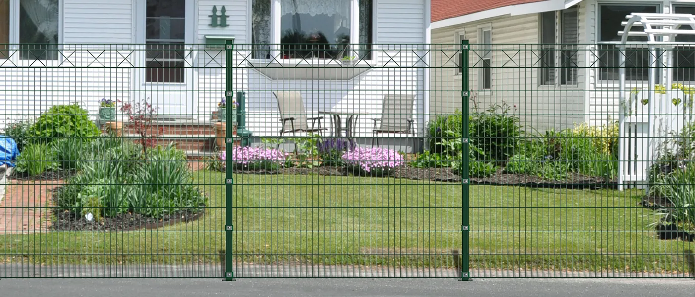 X DECO STEEL MESH FENCE PANEL WIDTH 200CM & HEIGHT 200CM