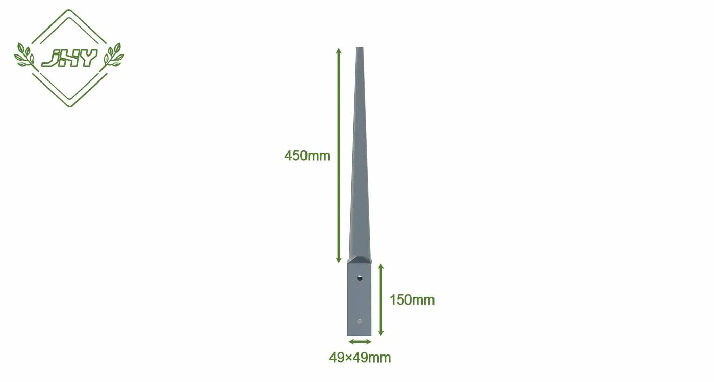 FENCE POST SPIKES 49×49×450MM