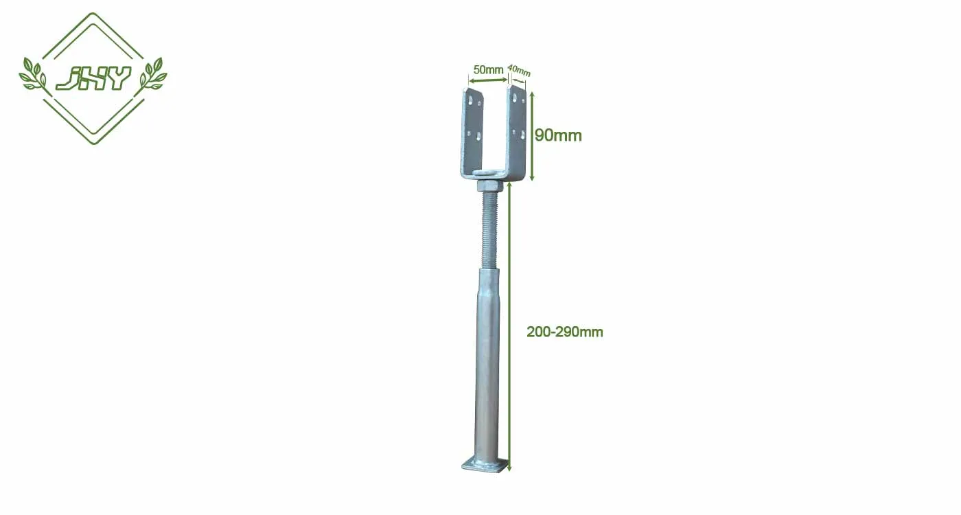 ADJUSTABLE FENCE POST SUPPORT