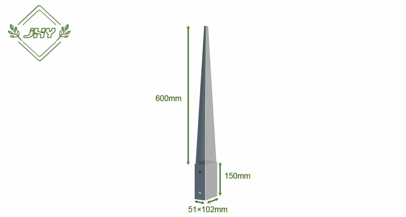 FENCE POST SPIKES 51×102×600MM FENCE POST SPIKES 51×102×600MM