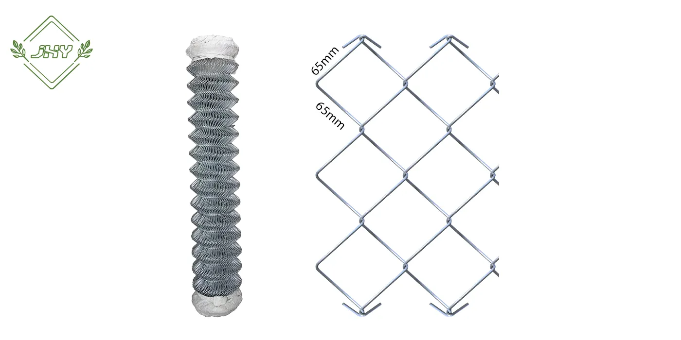 GALVANIZED CHAIN LINK FENCE MESH SIZE 65×65MM WIDTH 100CM