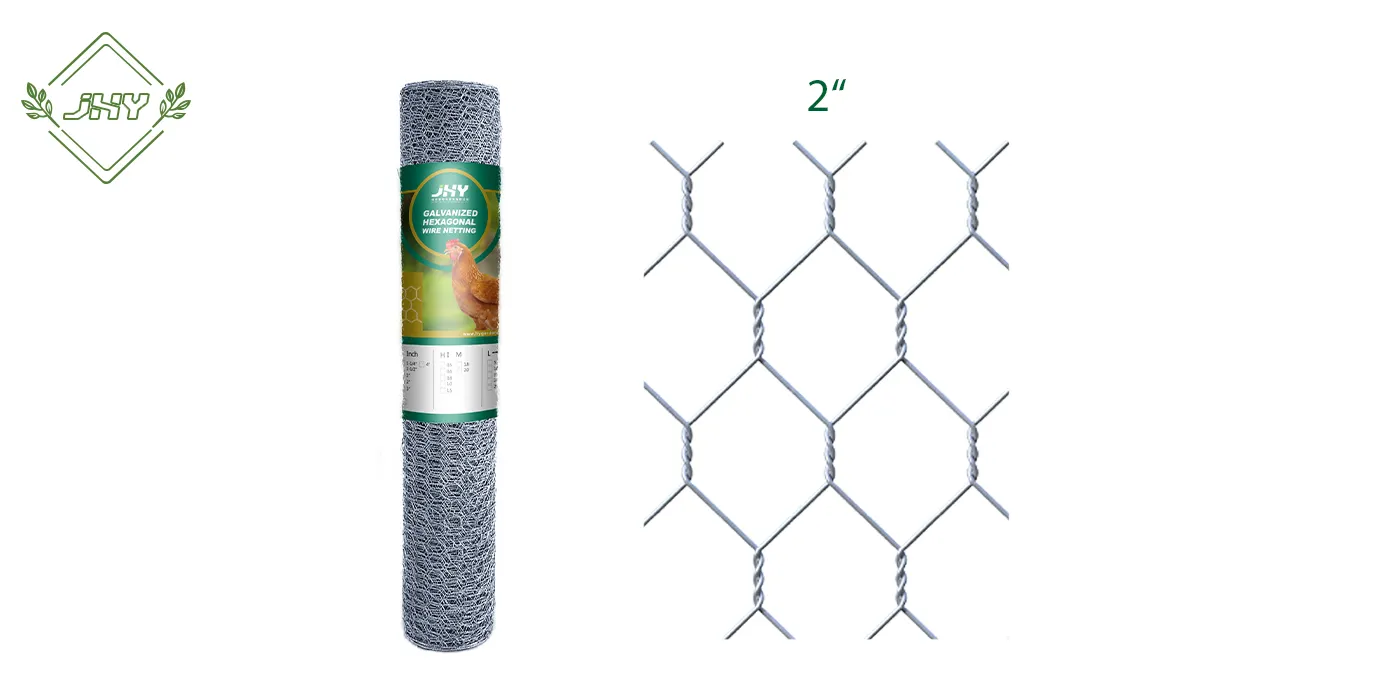 GALVANIZED HEXAGONAL WIRE NETTING MESH SIZE 2" WIDTH 80CM