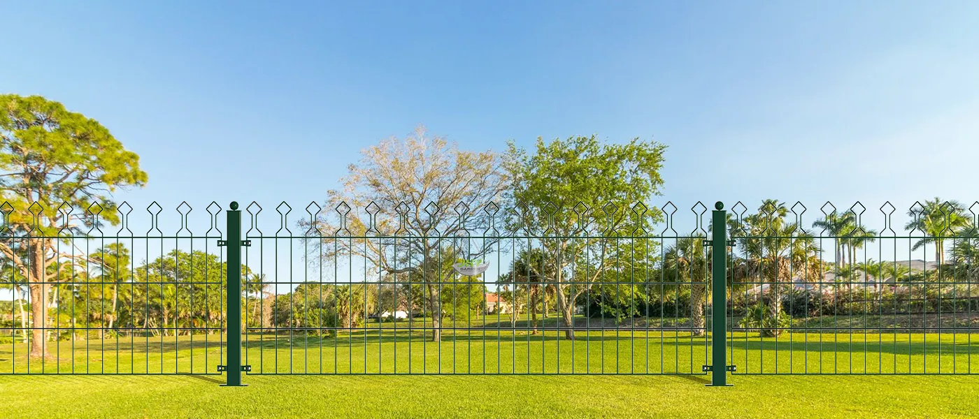 FLAT DECO STEEL MESH FENCE PANEL WIDTH 2015MM & HEIGHT 800MM