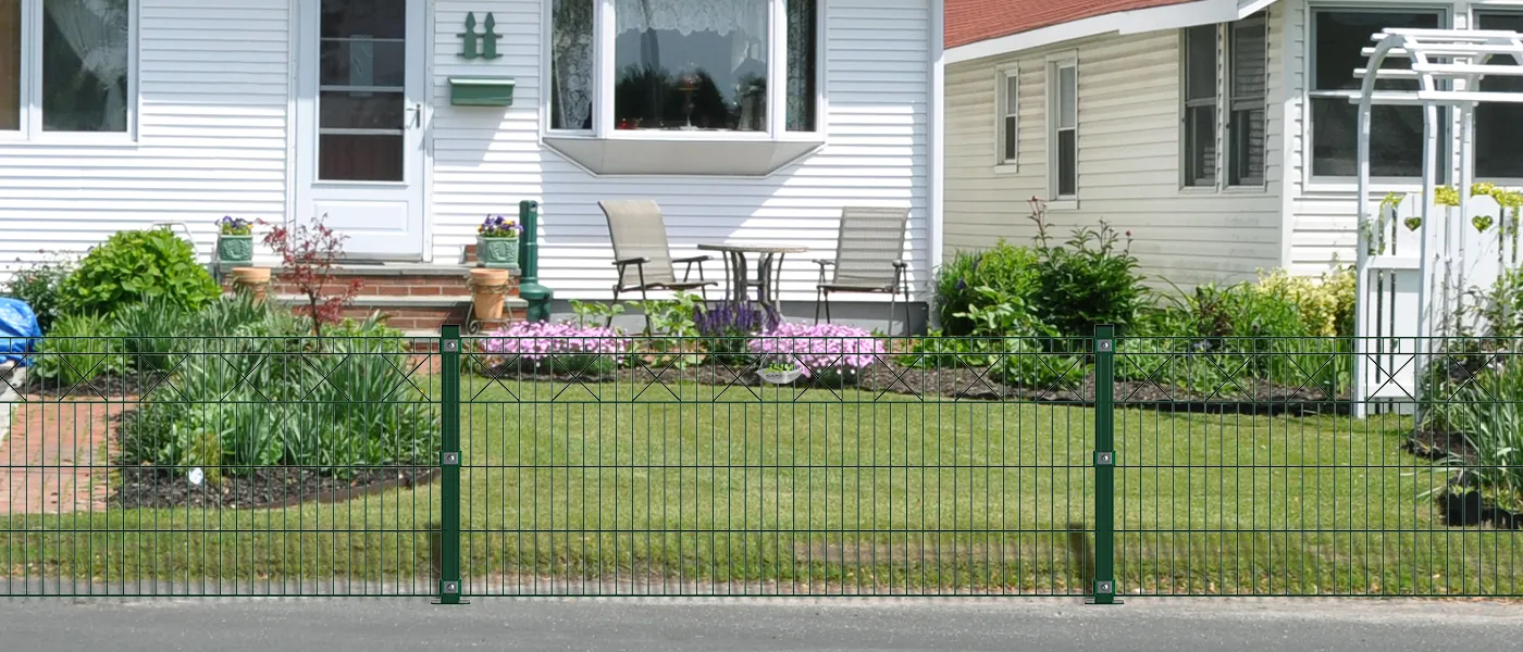 X DECO STEEL MESH FENCE PANEL WIDTH 200CM & HEIGHT 80CM