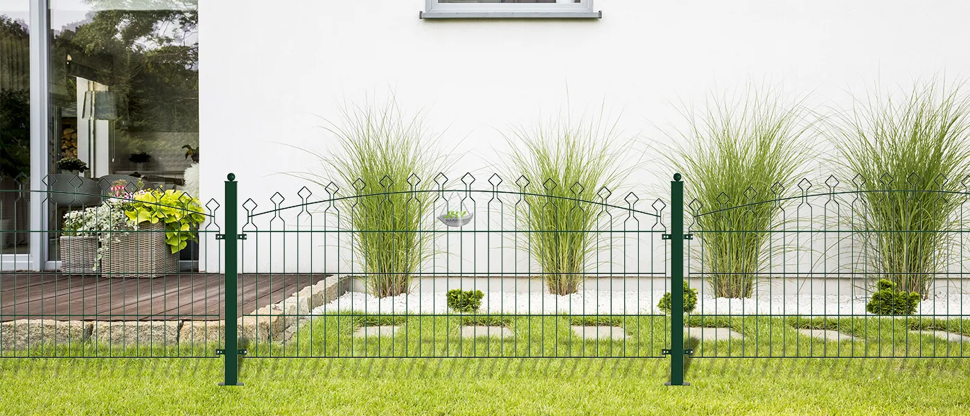 ARC DECO STEEL MESH FENCE PANEL WIDTH 2015MM & HEIGHT 886MM