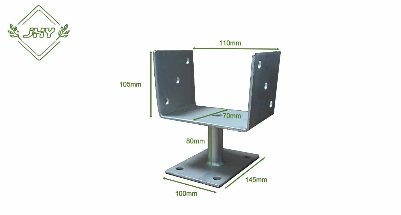 ADJUSTABLE FENCE POST SUPPORT