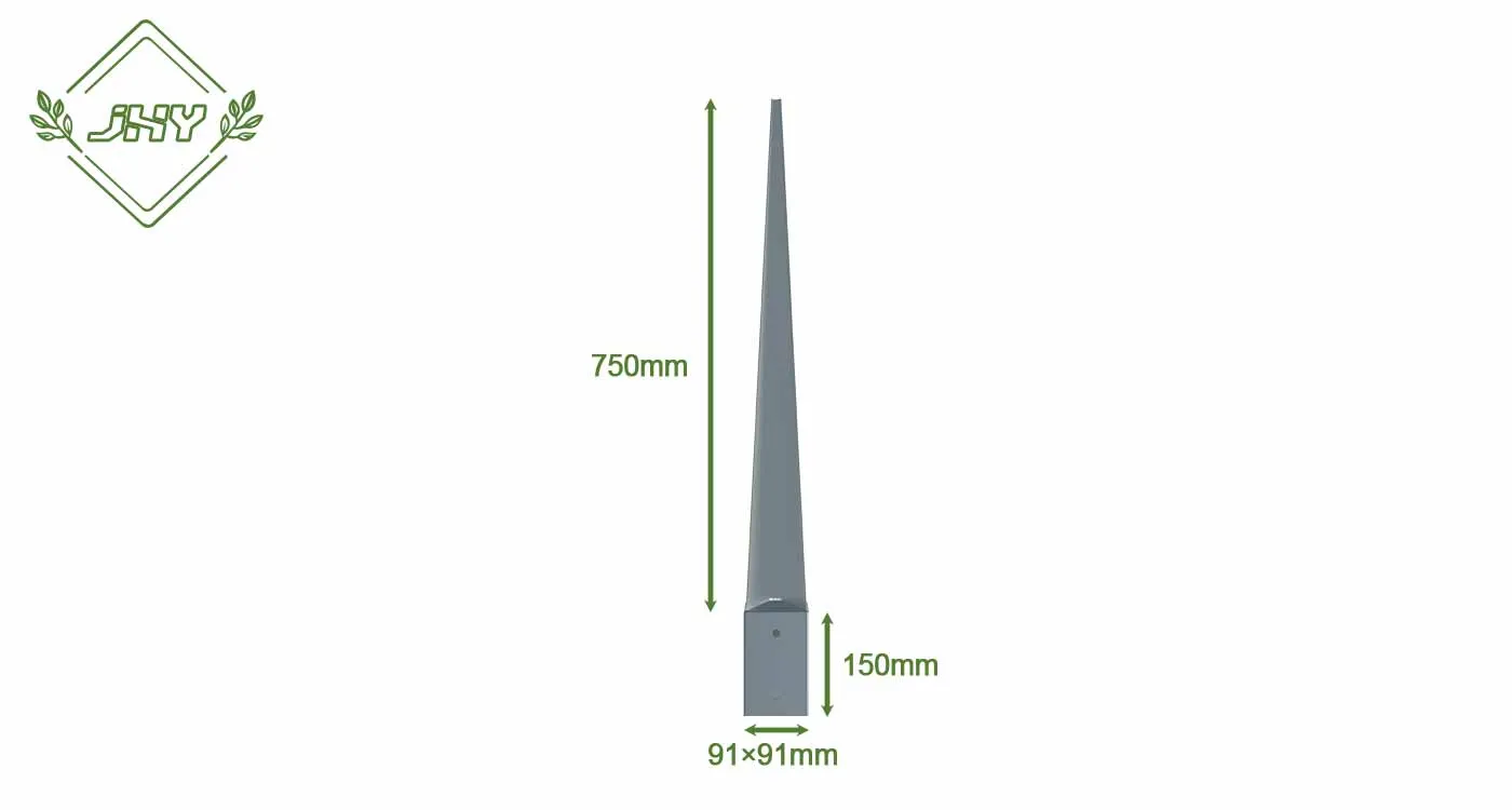 FENCE POST SPIKES 91×91×750MM