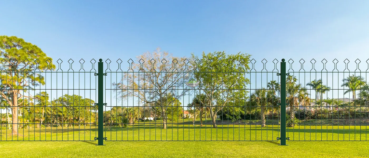 FLAT DECO STEEL MESH FENCE PANEL WIDTH 2015MM & HEIGHT 962MM