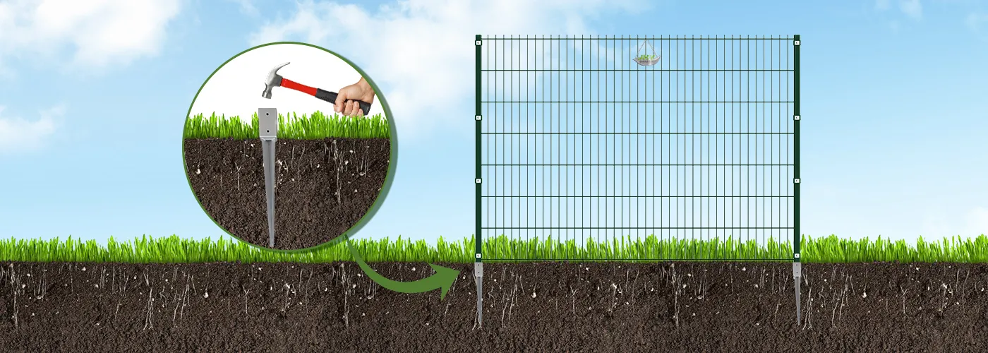 FENCE POST SPIKES 51×102×600MM