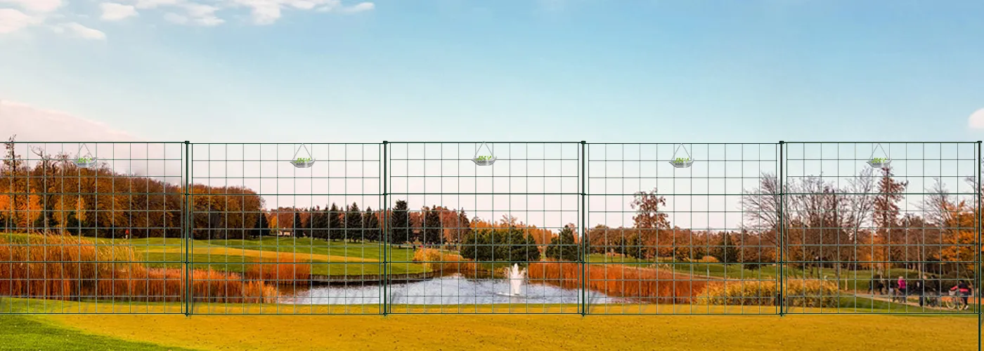 FLAT TYPE WIRE POND FENCE