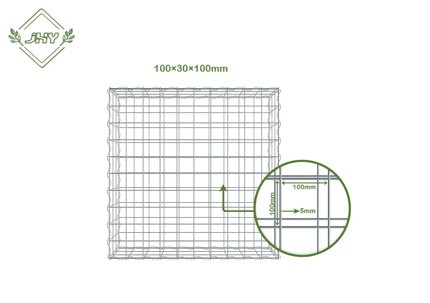 GABION BOX 100×30×100CM GABION BOX 100×30×100CM
