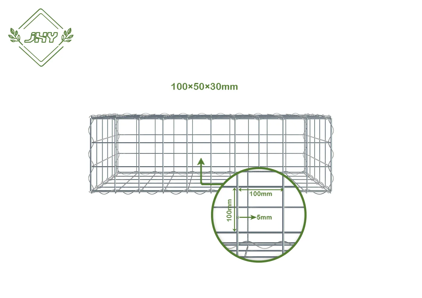 GABION BOX 100×50×30CM