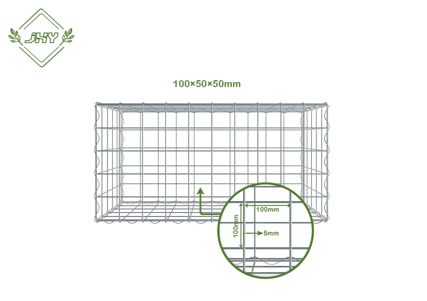 GABION BOX 100×50×50CM