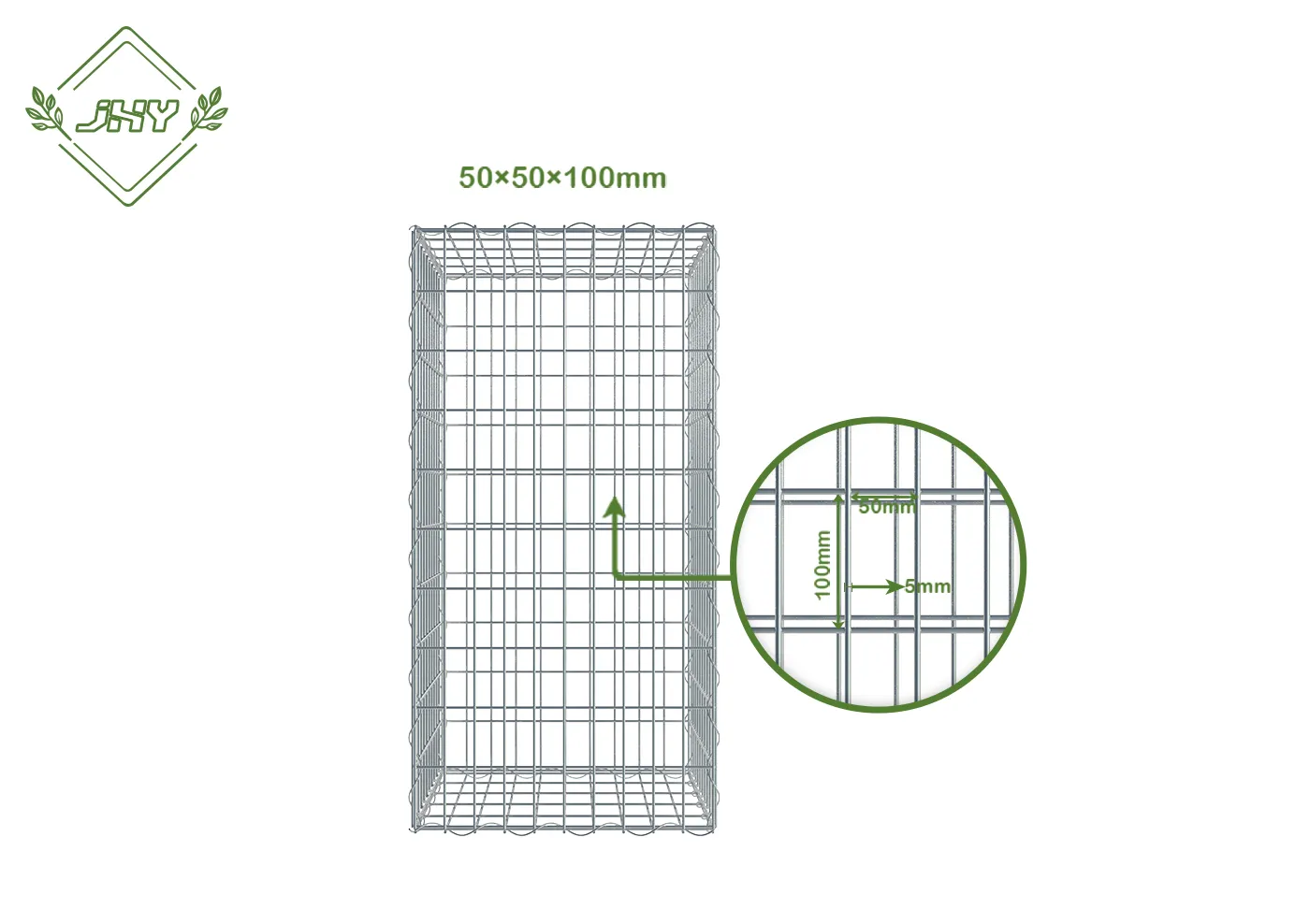 GABION BOX 50×50×100CM