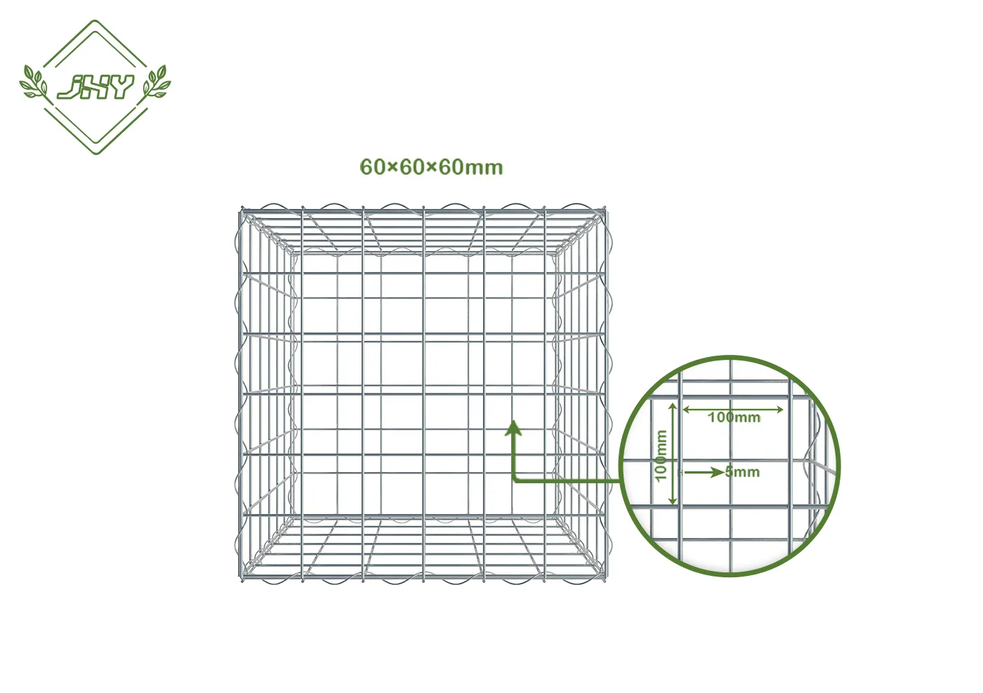 GABION BOX 60×60×60CM