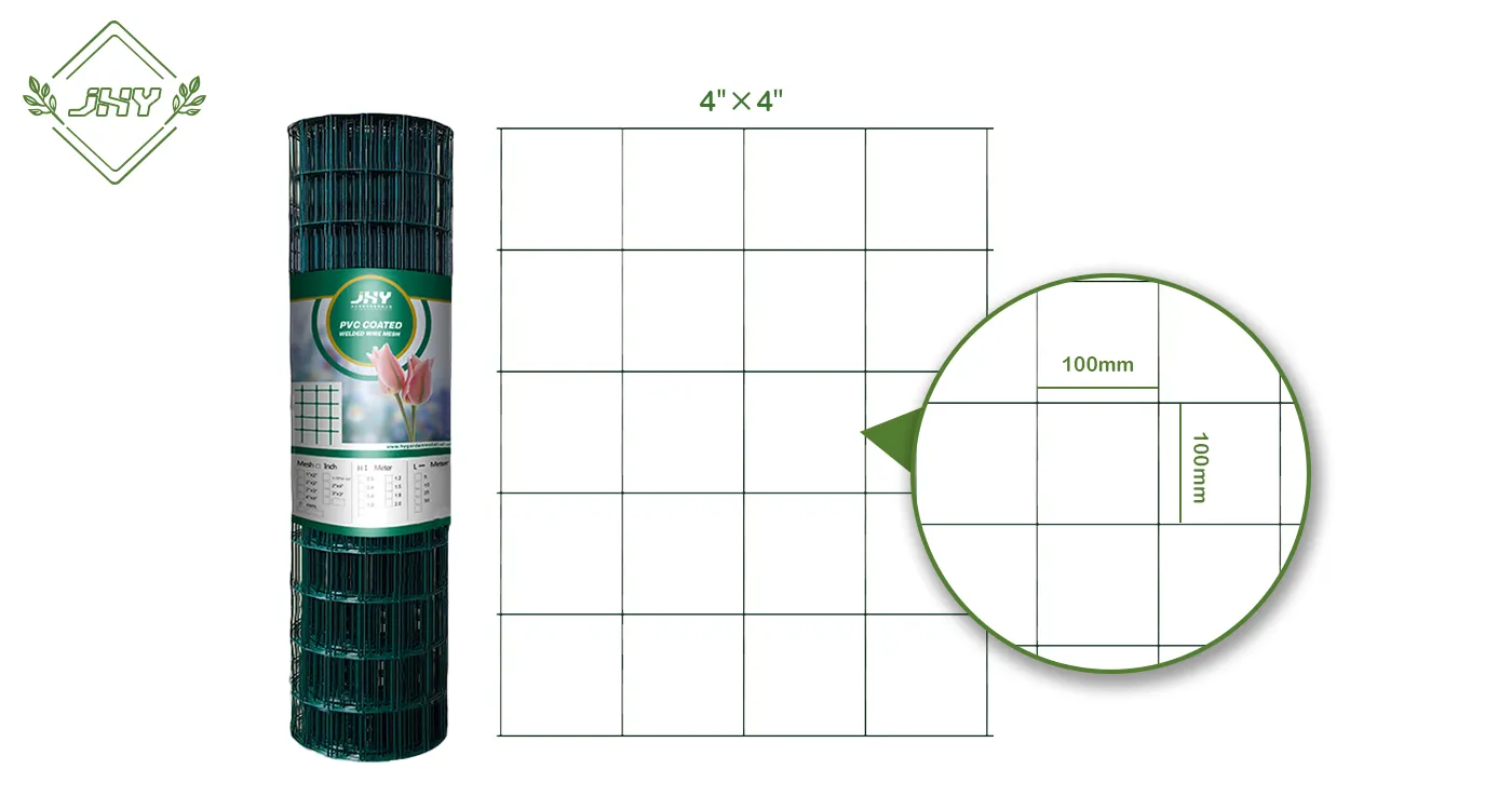PVC COATED WELDED WIRE MESH 100×100MM