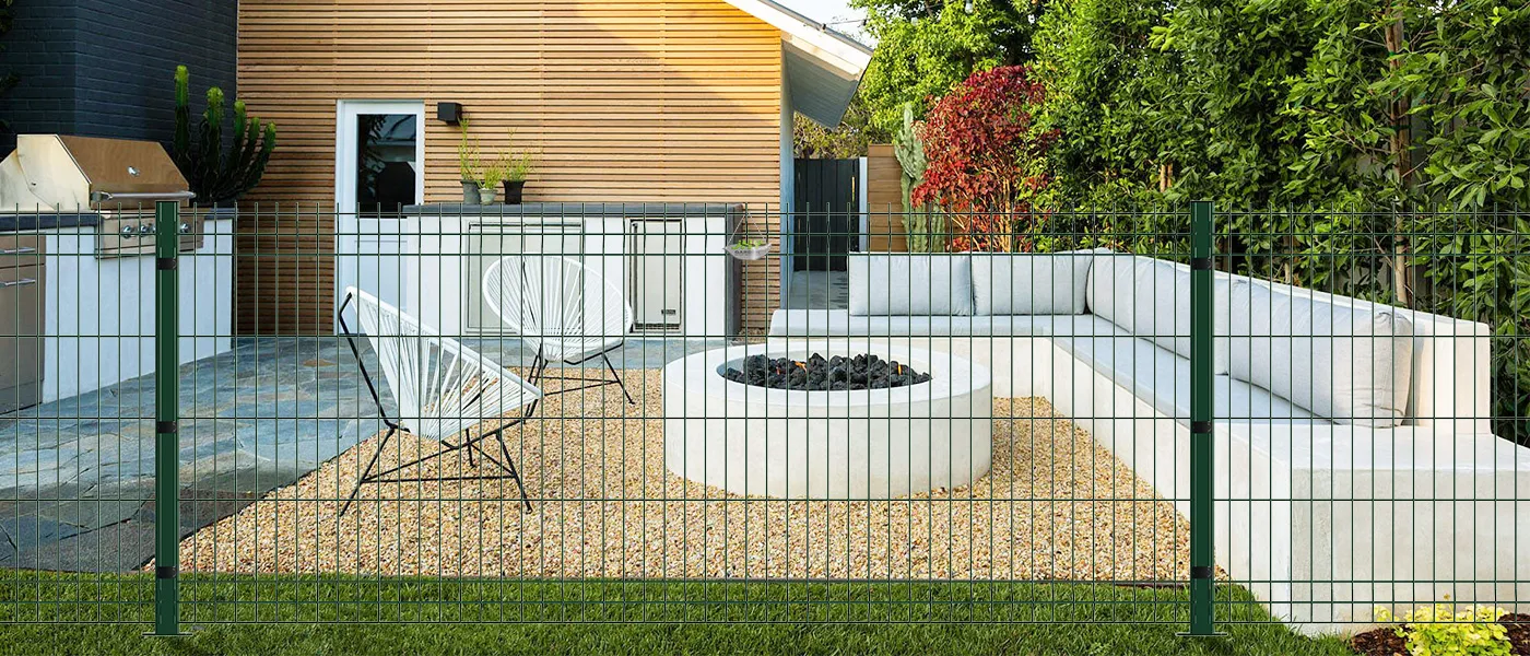 WELDED WIRE EURO FENCE PANEL WIDTH 250CM & HEIGHT 103CM