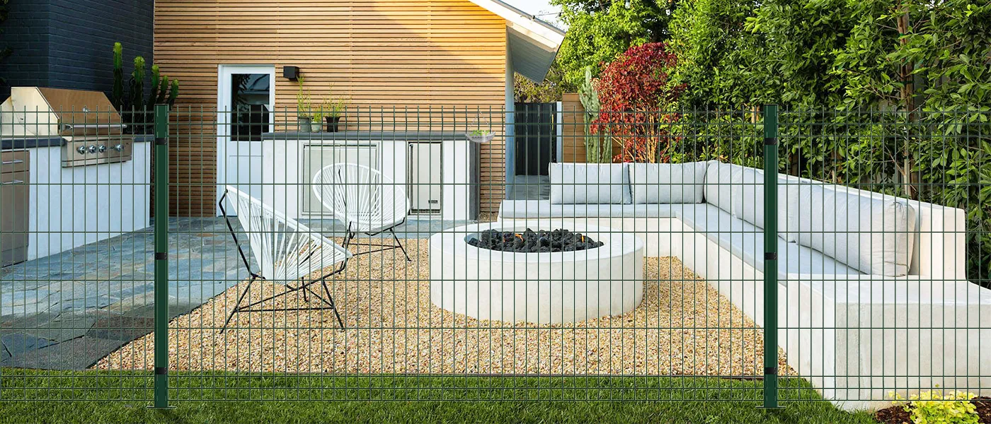 WELDED WIRE EURO FENCE PANEL WIDTH 250CM & HEIGHT 123CM